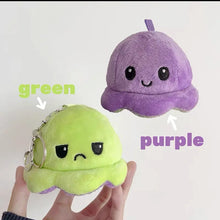 Load image into Gallery viewer, Creative Funny Flip Capybara Plush Toy Cute Stuffed octopus Keychain Bag Pendant Key Holder Decoration For Couple Gifts New
