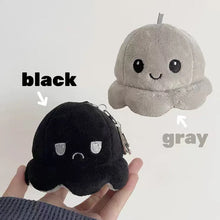 Load image into Gallery viewer, Creative Funny Flip Capybara Plush Toy Cute Stuffed octopus Keychain Bag Pendant Key Holder Decoration For Couple Gifts New
