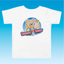 Load image into Gallery viewer, T-Shirt Toddler Short Sleeve with Super Cute Exclusive Benny Bear® Design
