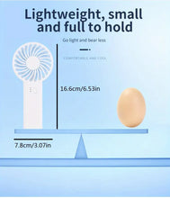 Load image into Gallery viewer, Neck Fan -Portable USB and Desk Top Mount or Handheld
