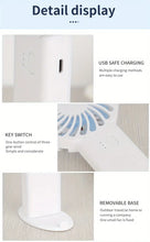 Load image into Gallery viewer, Neck Fan -Portable USB and Desk Top Mount or Handheld
