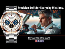 Load and play video in Gallery viewer, CURREN Premium Style Chronograph Watch
