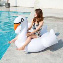 Load image into Gallery viewer, Inflatable Flamingo Swimming Pool Float
