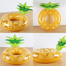 Load image into Gallery viewer, Giant Inflatable Pineapple Pool Float Summer Swimming Ring Pool Float Inner Tube Outdoor Beach Party Play Pool Water Fun Toy for
