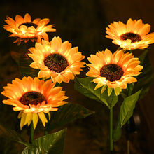 Load image into Gallery viewer, Sunflowers Solar Lawn Light
