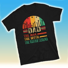 Load image into Gallery viewer, Guitarist Dad T shirt in 100% Quality Cotton - Toy Town Central
