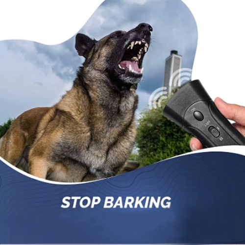 Anti Barking Training Device with Ultrasonic Sound and LED Light - Toy Town Central