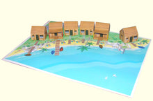 Load image into Gallery viewer, 3D Card Cut Out Town and Village Model Set - Toy Town Central
