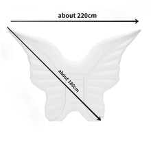 Load image into Gallery viewer, Giant Angel Wings Inflatable Pool Floating Air Mattress
