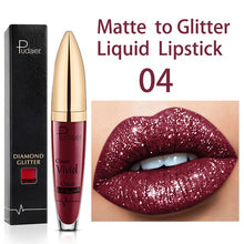 Load image into Gallery viewer, 18 Colors Long Lasting Matte Glitter Liquid Shiny Lip Gloss
