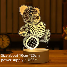 Load image into Gallery viewer, 3D Table Night Lamp
