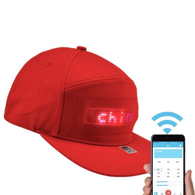APP Controlled LED Baseball Cap