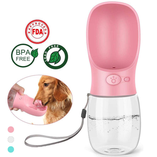 Portable Dog Water Bottle, Drinking feeder for Outdoor and Travel - Toy Town Central