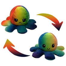 Load image into Gallery viewer, Adorable and Cute Reversible Flip Octopus Plush Toy with Color Choice - Toy Town Central
