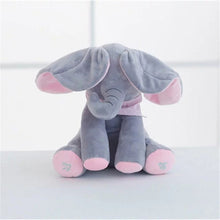 Load image into Gallery viewer, Peek-a-Boo Elephant Soft Animated Talking and Singing Musical 30cm Teddy - Toy Town Central
