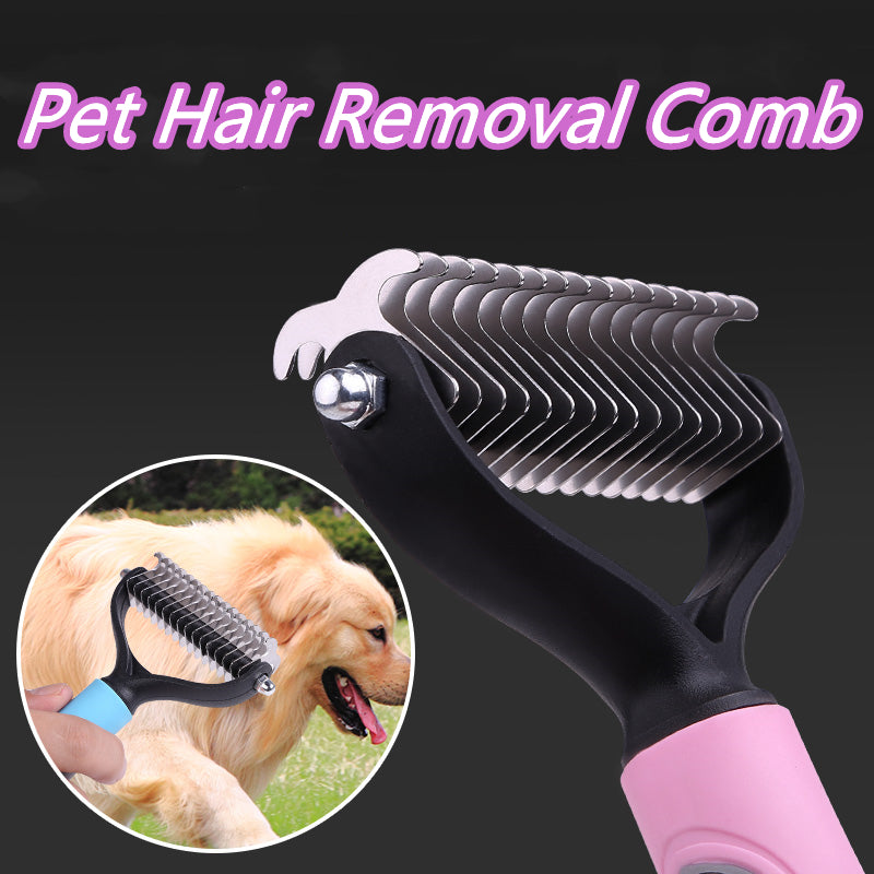 Upgaded Flea Comb, 2025 New One-Click Self-Cleaning Pet Hai Removal Comb Cats Dogs Creative Portable Cat Brush Comb Multifunctional Pet Grooming Sup%2f15461018429